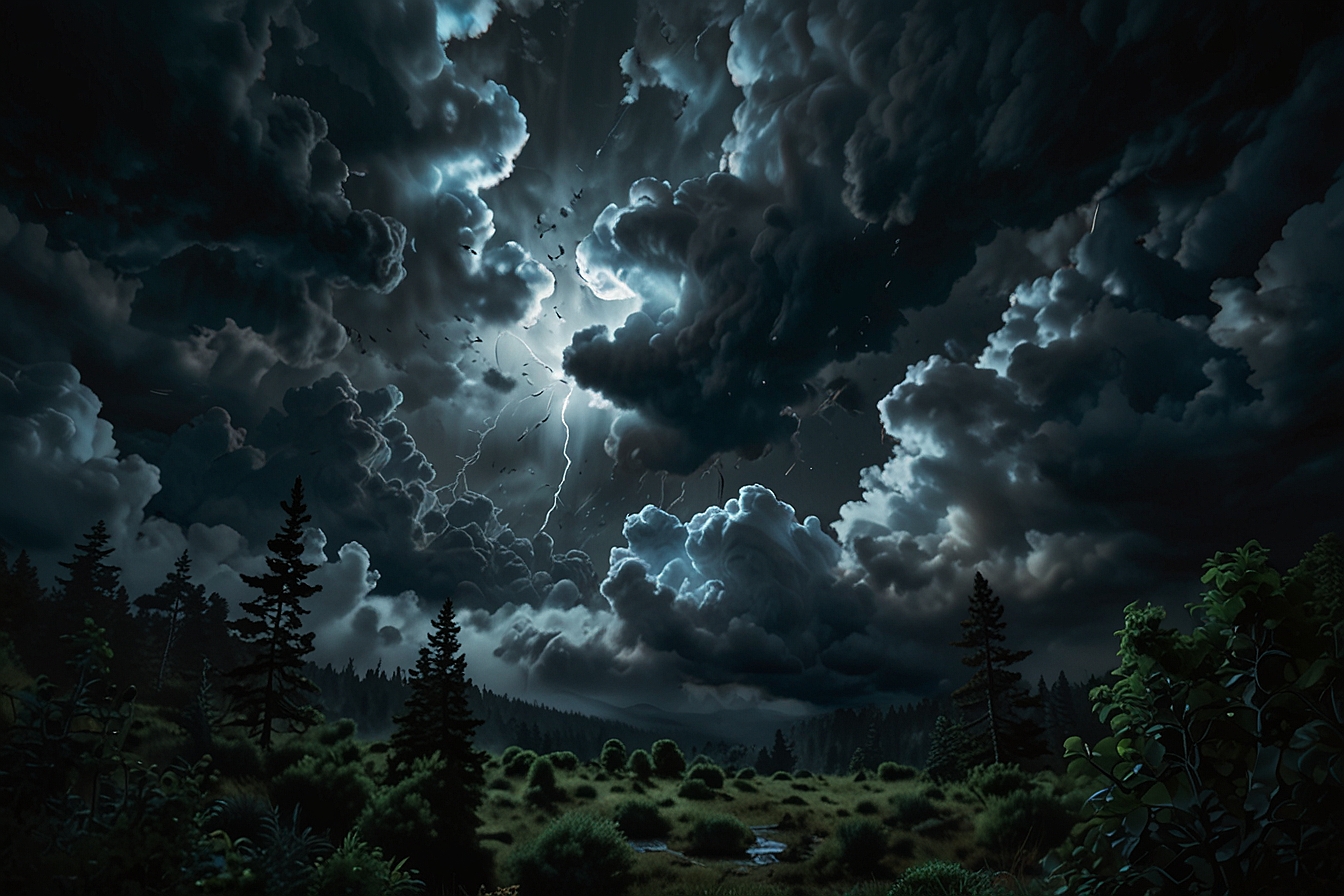 āb - thicket - dark cloud