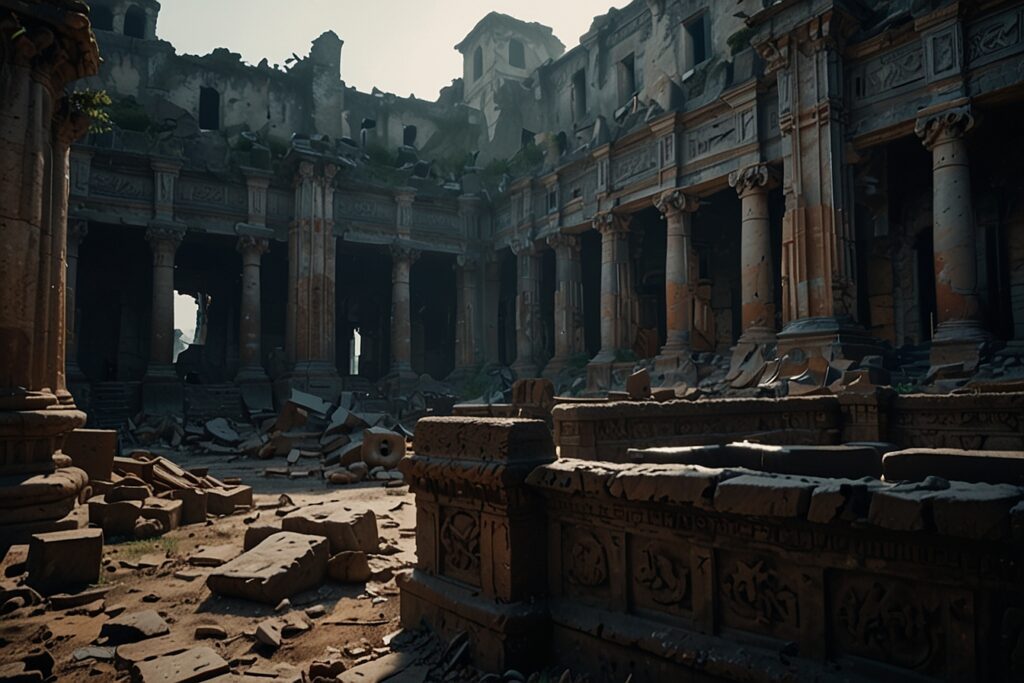 āy - ruin - heap of ruins, heap